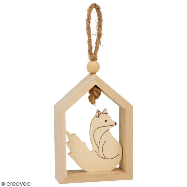 Bon marché 😀 Artemio Formes à Suspendre Set De 3 Petites Maisons En Bois à Suspendre - Isatis - 7 X 10 Cm 😀 6 Bon marché 😀 Artemio Formes à Suspendre Set De 3 Petites Maisons En Bois à Suspendre - Isatis - 7 X 10 Cm 😀 – Image 4