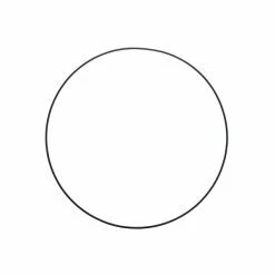 Sortie 🥰 Rico Design Forme En Métal Cercle En Métal - Noir Mat - Ø 20 Cm 👍