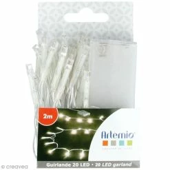 Nouveau ⭐ Guirlande Lumineuse LED Artemio - 200 Cm - 20 Ampoules 🥰