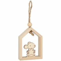 Offres 🎁 Artemio Support Déco Noël Déco De Noël En Bois à Décorer - Souris - 10 X 7 X 2,5 Cm - 3 Pcs 🌟