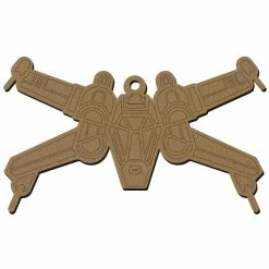 Sortie ⌛ Creavea Formes à Suspendre Vaisseau X En Bois à Suspendre - 11,5 X 7 Cm 🤩