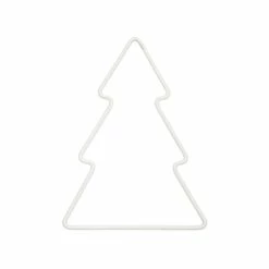 Nouveau 👍 Rico Design Cercles Attrape-rêves Forme En Métal Blanc - Sapin - 11 X 10,5 Cm ✨