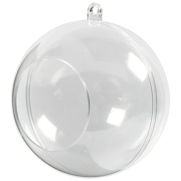Bon marché 💯 Creativ Company Boule Plastique Transparente Boule Ouverte En Plastique Transparent - 8 Cm - 5 Pcs ⭐ 3 Bon marché 💯 Creativ Company Boule Plastique Transparente Boule Ouverte En Plastique Transparent - 8 Cm - 5 Pcs ⭐