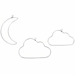 Budget 😍 Rayher Assortiment De Forme En Métal - Lune - 6 à 12 Cm - 3 Pcs ✨