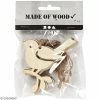 Acheter ❤️ Creativ Company Forme En Bois Oiseaux 6,5 X 9 Cm - 5 Pcs 👍