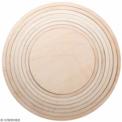 Coupon ⭐ Rayher Cercles Attrape-rêves Set Cercles En Bois - De 36 Cm à 60 Cm - 8 Pcs 😉
