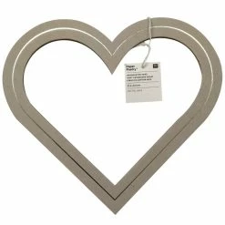 Promo ⌛ Rico Design Coeur à Suspendre Coeur En Carton - Gris - 27,5 X 24,5 Cm 🎉