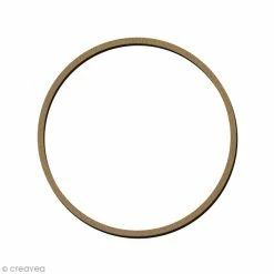 Acheter 💯 Creavea Forme En Bois Cercle En Bois à Décorer - 15 Cm ⌛