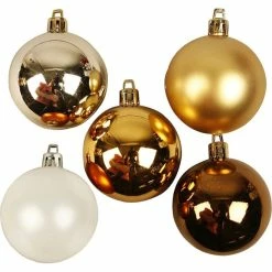 Les meilleures critiques de 🎉 Creativ Company Support Déco Noël Boules De Noël - Doré - 6 Cm - 20 Pcs 🔔