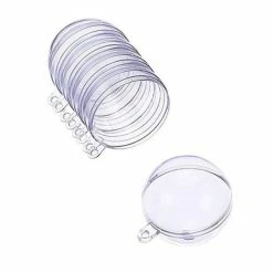 Grosses soldes ⭐ Rayher Boule Plastique Transparente Set De Mini Boules Plastique Transparentes - 4 Cm - 8 Pcs 👍