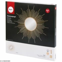 Bon marché 🥰 Rayher Miroir à Décorer Kit Miroir En Bois - Soleil - 63 Cm ❤️