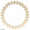 Tout neuf 🥰 Artemio Forme En Bois Couronne En Bois à Décorer Good Vibes - 34 Cm ⭐