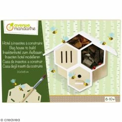 Le moins cher 👏 Avenue Mandarine Jeux Créatifs De 6 à 10 Ans Kit Créatif - Hôtel à Insectes à Construire 🔔