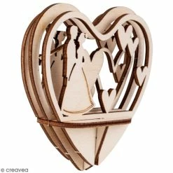 Le moins cher ⌛ Rayher Support Déco Amour Déco 3D à Monter - Jeunes Mariés - 9,6 Cm 😀