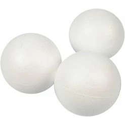 Offres 👍 Creativ Company Boules Polystyrène Boules En Polystyrène, D: 8 Cm, Blanc, Polystyrène, 25pièces 👍