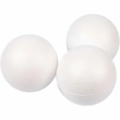 Grosses soldes 🎉 Creativ Company Boules Polystyrène Boules En Polystyrène, D: 10 Cm, Blanc, Polystyrène, 25pièces 🔔