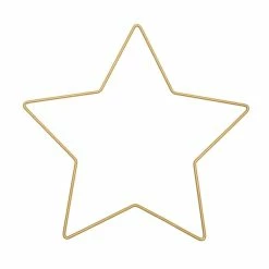 Bon marché 😉 Rico Design Cercles Attrape-rêves Forme En Métal Doré - Étoile - 21 X 20 Cm 🛒