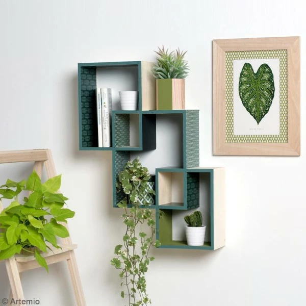 Tout neuf ⭐ Artemio Meuble à Décorer Set 3 étagères Rectangulaires Imbriquées à Décorer - 45 X 60 Cm 🎁 4 Tout neuf ⭐ Artemio Meuble à Décorer Set 3 étagères Rectangulaires Imbriquées à Décorer - 45 X 60 Cm 🎁 – Image 2