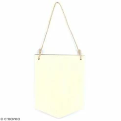 Tout neuf 🔔 Graine Créative Fanion En Bois à Décorer - Classique - 15 X 20 Cm ❤️