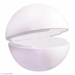 Remise 🔥 Rayher Boules Polystyrène Boule Polystyrène - 2 Demi-sphères - 30 Cm ✨