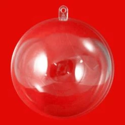 De gros 🎁 Graine Créative Boule Plastique Transparente Pour Contact Alimentaire 6 Cm ⭐