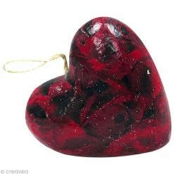 Tout neuf 🤩 Décopatch Coeur à Suspendre Coeurs En Papier Mâché - 10 Pièces De 4 Cm ✔️ -Support à décorer suspendu Soldes unnamed file 349