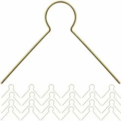 Meilleure vente ⌛ Graine Créative Déco à Suspendre Diverses Attache Pour Polystyrène Laiton X 25 ✔️