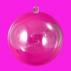 Coupon 💯 Graine Créative Boule Plastique Transparente Pour Contact Alimentaire 5 Cm 🧨