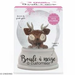 Grosses soldes ❤️ Graine Créative Kit Boule à Neige à Customiser - 8 X 10,3 Cm 🔔