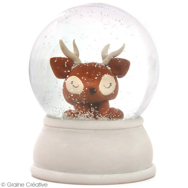 Grosses soldes ❤️ Graine Créative Kit Boule à Neige à Customiser - 8 X 10,3 Cm 🔔 4 Grosses soldes ❤️ Graine Créative Kit Boule à Neige à Customiser - 8 X 10,3 Cm 🔔 – Image 2