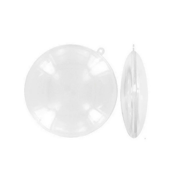 Tout neuf 😀 Lealoo® Boule Plastique Transparente Lot De 5 Médaillons Ø 9 Cm En Plastique Cristal Transparent Séparable, Contenants Alimentaire Sécabl 🎁 4 Tout neuf 😀 Lealoo® Boule Plastique Transparente Lot De 5 Médaillons Ø 9 Cm En Plastique Cristal Transparent Séparable, Contenants Alimentaire Sécabl 🎁 – Image 2