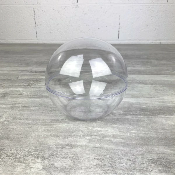 Promo 😉 Lealoo® Boule Plastique Transparente Boule En Plastique à Fond Plat, Diam. 14 Cm, Cristal Transparent Séparable, Contenant Sécable à Pose ✔️ 5 Promo 😉 Lealoo® Boule Plastique Transparente Boule En Plastique à Fond Plat, Diam. 14 Cm, Cristal Transparent Séparable, Contenant Sécable à Pose ✔️ – Image 3