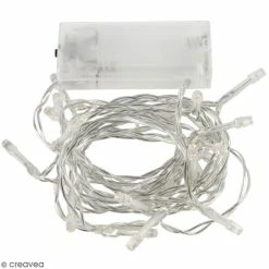 Offres 🧨 Creativ Company Guirlande Lumineuse Guirlande LED Transparente - 3,15 M 🎉