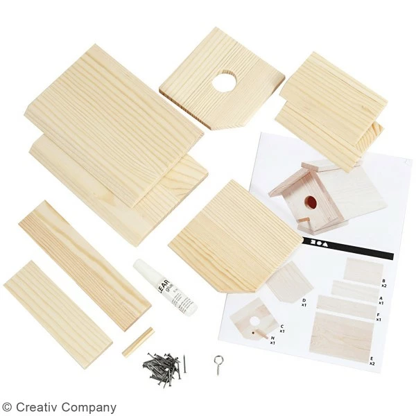 Meilleure vente đ„ Creativ Company Nichoir Ă DĂ©corer Nichoir Ă Assembler Et Ă DĂ©corer - 16 X 14,5 X 13 Cm đ 5 Meilleure vente đ„ Creativ Company Nichoir Ă DĂ©corer Nichoir Ă Assembler Et Ă DĂ©corer - 16 X 14,5 X 13 Cm đ â Image 3