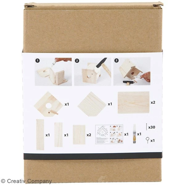 Meilleure vente đ„ Creativ Company Nichoir Ă DĂ©corer Nichoir Ă Assembler Et Ă DĂ©corer - 16 X 14,5 X 13 Cm đ 6 Meilleure vente đ„ Creativ Company Nichoir Ă DĂ©corer Nichoir Ă Assembler Et Ă DĂ©corer - 16 X 14,5 X 13 Cm đ â Image 4