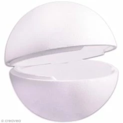 Vente flash 🎉 Rayher Boules Polystyrène Boule Polystyrène - 2 Demi-sphères - 50 Cm 🤩