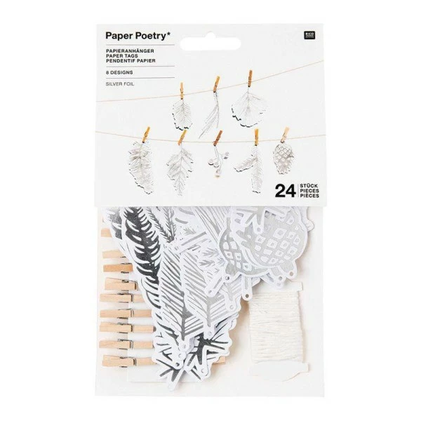 Grosses soldes ❤️ Rico Design Guirlande à Décorer Guirlande De Noël Forêt Argentée - 24 Pièces 🌟 3 Grosses soldes ❤️ Rico Design Guirlande à Décorer Guirlande De Noël Forêt Argentée - 24 Pièces 🌟