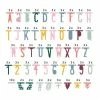 Sortie 🎁 A Little Lovely Company Guirlande à Décorer Bannière Personnalisable - 147 Lettres Multicolores ✔️ -Support à décorer suspendu Soldes unnamed file 525
