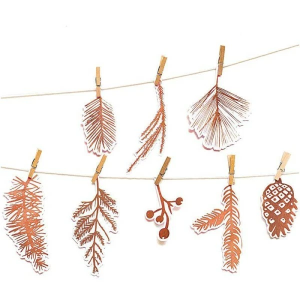 Meilleur prix 🤩 Rico Design Guirlande à Décorer Guirlande De Noël Forêt Cuivrée - 24 Pièces 🎁 4 Meilleur prix 🤩 Rico Design Guirlande à Décorer Guirlande De Noël Forêt Cuivrée - 24 Pièces 🎁 – Image 2