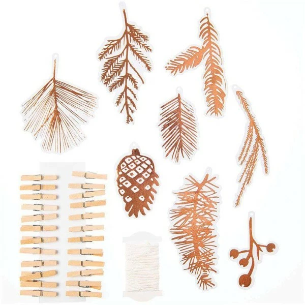 Meilleur prix 🤩 Rico Design Guirlande à Décorer Guirlande De Noël Forêt Cuivrée - 24 Pièces 🎁 6 Meilleur prix 🤩 Rico Design Guirlande à Décorer Guirlande De Noël Forêt Cuivrée - 24 Pièces 🎁 – Image 4