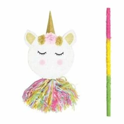 Nouveau 🌟 ScrapCooking Piñata Tête De Licorne + Bâton 🤩