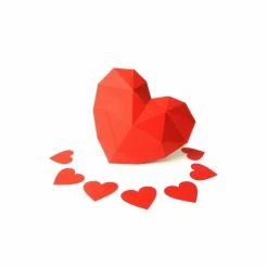 Promo 🥰 Tête D'animaux Et Trophées Wizardi 3D Papercraft Kit Cceur 👏 -Support à décorer suspendu Soldes unnamed file 587