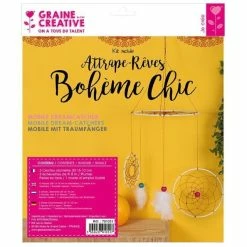 Grosses soldes ❤️ Graine Créative Mobile à Décorer Kit Pour Fabriquer Un Mobile - Attrape-rêves Bohème Chic 🧨