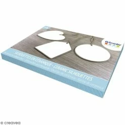 Meilleure affaire 😀 Artemio Support Déco Noël Formes En Céramique à Décorer - Etiquettes - 8 Cm - 6 Pcs 🎁