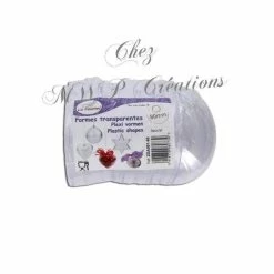 Tout neuf 🔔 Knorr Prandell Boule Plastique Transparente Boule Pvc Acrylique Divisible/2Parties - 8 Cm Lot De 5 🔥