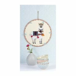 Promo 🥰 Graine Créative Mobile à Décorer Suspension En Bois à Broder - Lama 22 X 22 Cm 🎉 -Support à décorer suspendu Soldes unnamed file 660