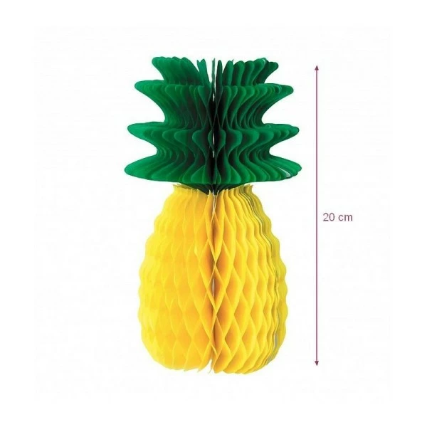 Vente flash 🌟 Party Formes à Suspendre Petit Ananas Alvéolé Jaune Et Vert, H.20 Cm, Décoration Estivale Et Exotique 👏 3 Vente flash 🌟 Party Formes à Suspendre Petit Ananas Alvéolé Jaune Et Vert, H.20 Cm, Décoration Estivale Et Exotique 👏