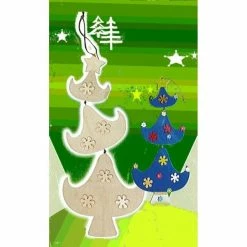 Meilleure affaire 😉 Graine Créative Déco à Suspendre Suspension Sapin En Bois à Décorer 💯