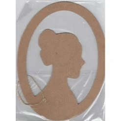 Meilleur prix 🎉 Stamperia Déco à Suspendre Diverses Gabarit En MDF Forme à Décorer Dame 20x26,5 Cm ✨