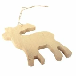 Nouveau 👍 Graine Créative Tête D'animaux Et Trophées Lot De 6 Rennes En Bois Brut à Décorer 🎁